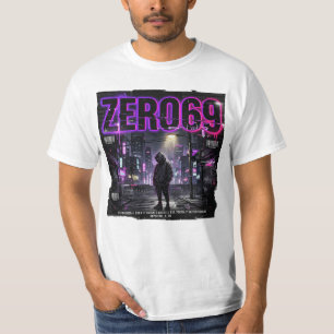 ZERO69 Glitch Division – Darknet Access Cyberpunk T-Shirt
