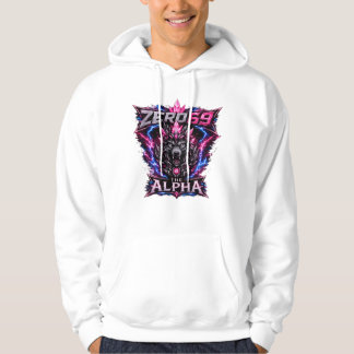 ZERO69 The Alpha Neon Wolf Hoodie