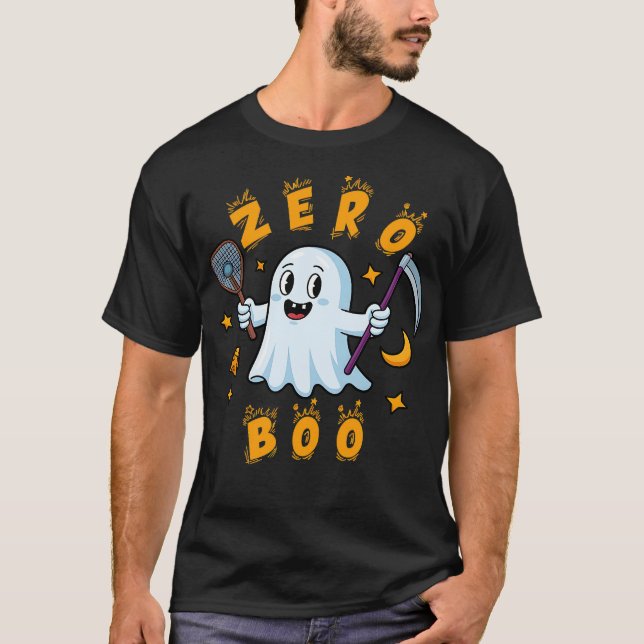 zero boo funny halloween T-Shirt (Front)