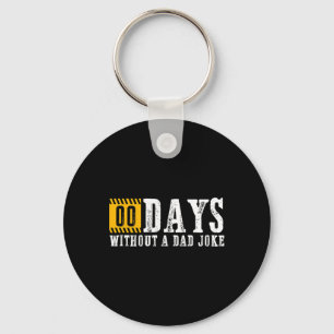 Zero Days Without A Dad Joke Funny Fathers Day Gif Key Ring