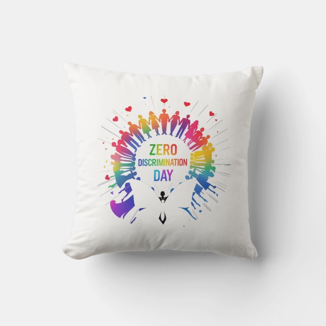 Zero Discrimination Day  Cushion (Front)