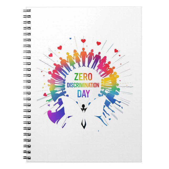 Zero Discrimination Day  Notebook (Front)
