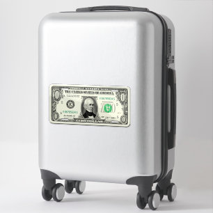 Zero Dollar Bill License Plate