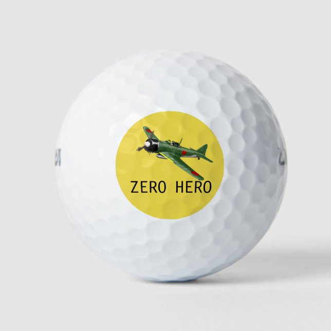 Zero Fighter Golf Ball. Balls (Front)