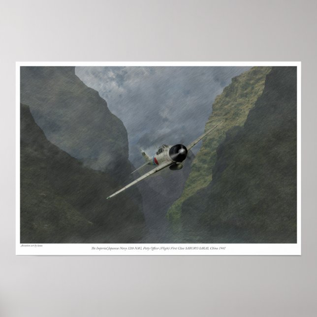Zero fighter”Saburo Sakai ” Poster (Front)
