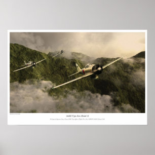 Zero fighter”Saburo Sakai ” Poster