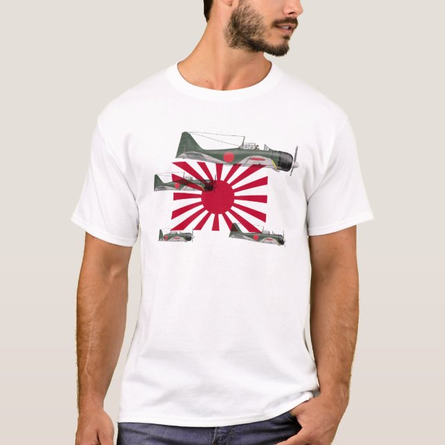 Zero Fighter  T Shirt (Front)
