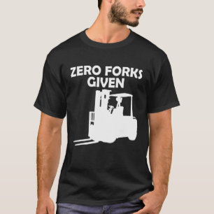 Zero forks given 1 T-Shirt