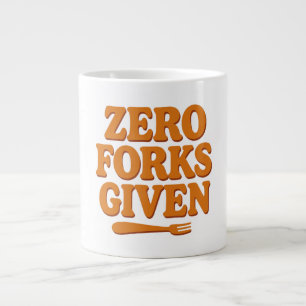 Zero Forks Given Vintage Funny Mug