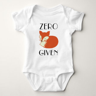 Zero Fox Given Baby Bodysuit