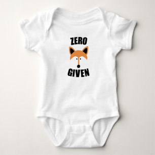Zero Fox Given Baby Bodysuit