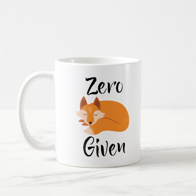 Zero Fox Given coffee mug (Left)