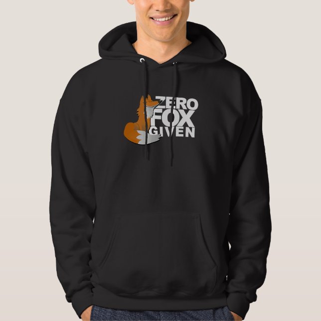 Zero Fox Given  Fox  Gag Hoodie (Front)