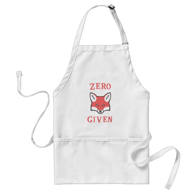 Zero (Fox) Given Standard Apron (Front)