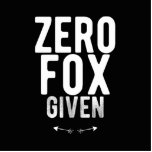 Zero fox given standing photo sculpture<br><div class="desc">Zero fox given</div>
