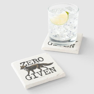 Zero (Fox) Given Stone Coaster