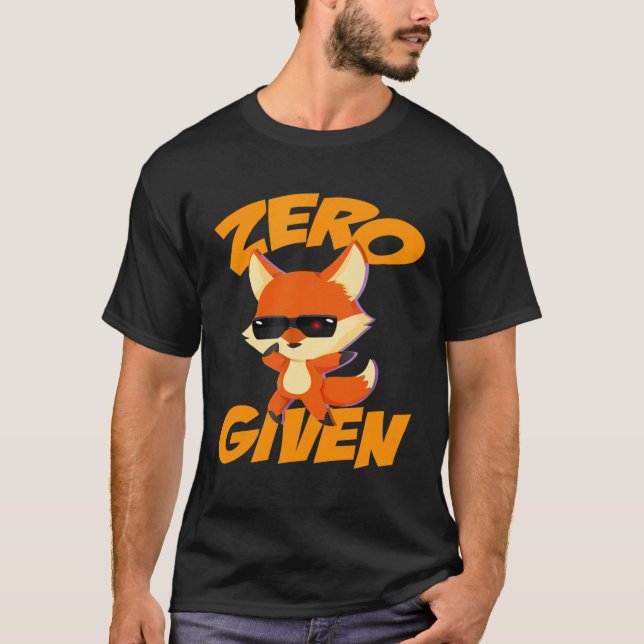 Zero Given Dabbing Fox T-Shirt (Front)