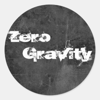 Zero, Gravity 2 Classic Round Sticker