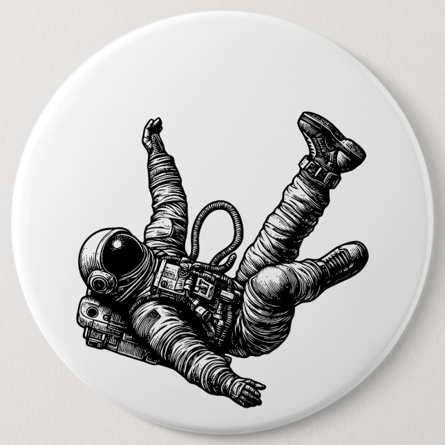 Zero Gravity 6 Cm Round Badge (Front)