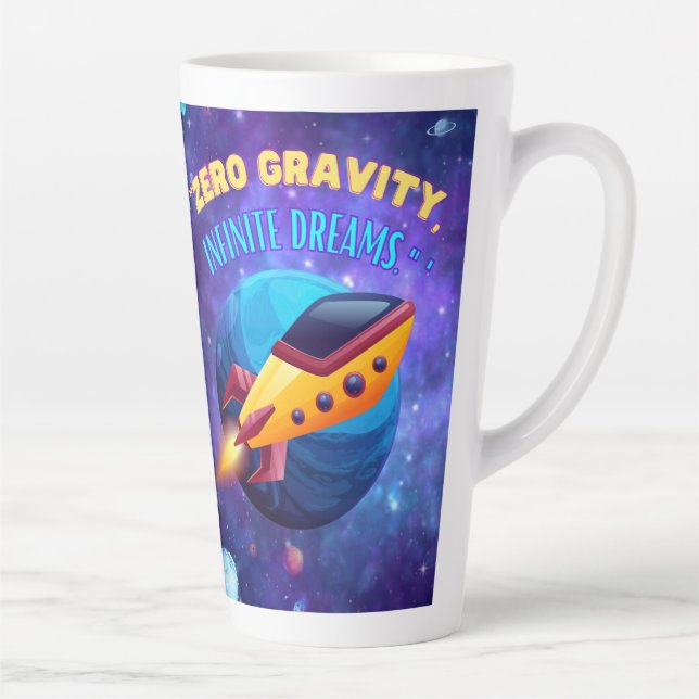 Zero gravity infinite dreams latte mug (Right)
