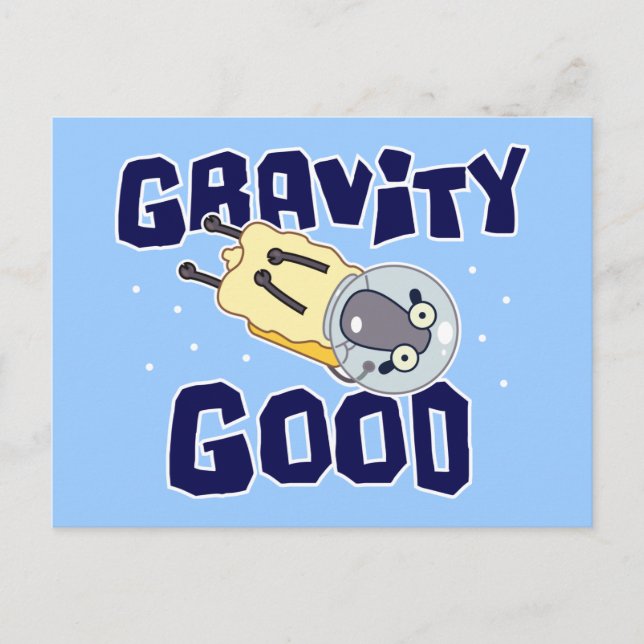 Zero Gravity Sheep Postcard (Front)