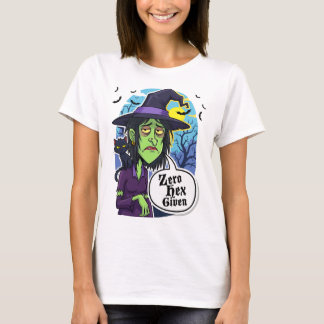 Zero Hex Given Funny Witch Halloween Costume Tee 