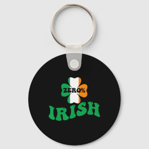 Zero Percent Irish Shamrocks Boys Kids Girls St Pa Key Ring