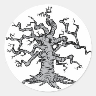 Zero Sophisto - Tree Classic Round Sticker
