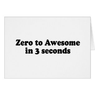ZERO TO AWESOME IN 3 SECONDS copy