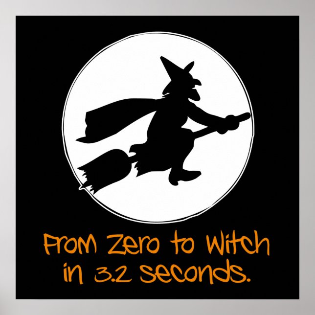 Zero to Witch Silhouette Style Poster (Front)