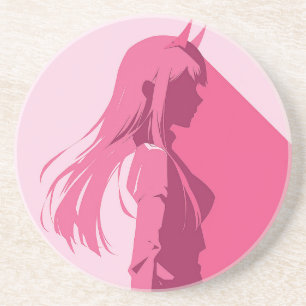 Zero Two - Darling in The Franxx Coasters