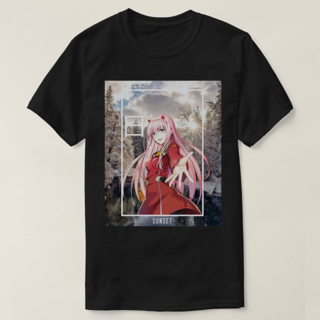 Zero Two Sunset T-Shirt (Design Front)