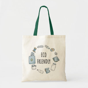 Zero Waste   Eco-Friendly Sustainability Tote Bag