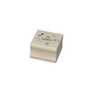 Zero Waste Sustainability Eco-Friendly Rubber Stamp
