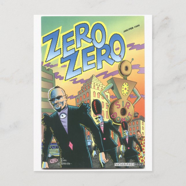 "Zero Zero", Jan. 1996 Postcard (Front)