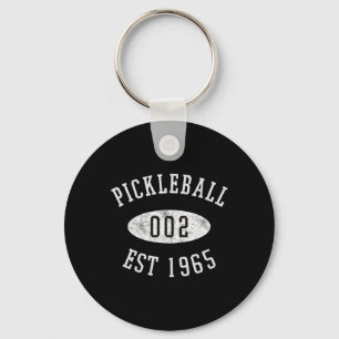 Zero Zero Two Funny Pickleball Key Ring