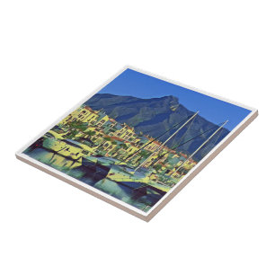 zES004 MARBELLA panorama Andalusia Spain, Ceramic Tile