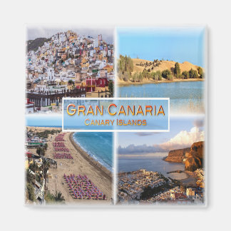 zES008 LAS PALMAS Gran Canaria, Fridge Magnet