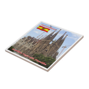 zES013 BARCELONA Basilica Sagrada Familia, Ceramic Tile