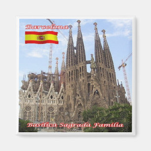 zES013 BARCELONA Basilica Sagrada Familia, Fridge Magnet