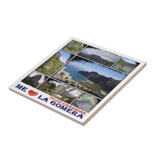zES014 LA GOMERA, I Love, Ceramic Tile