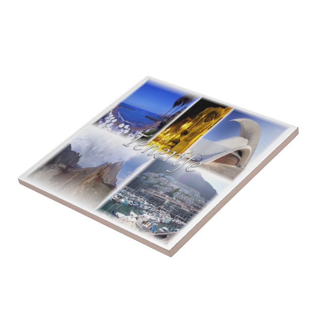 zES036 TENERIFE Canary Islands Spain, Ceramic Tile (Side)