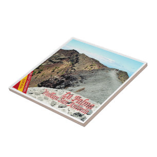 zES081 LA PALMA, VOLCAN SAN ANTONIO, Spain, Ceramic Tile