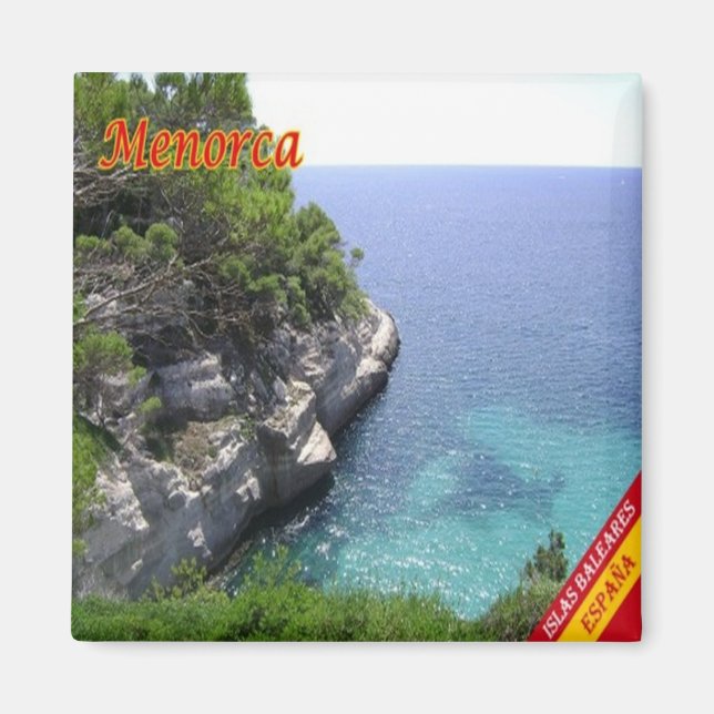 zES106 MENORCA, PANORAMA,  Magnet (Front)