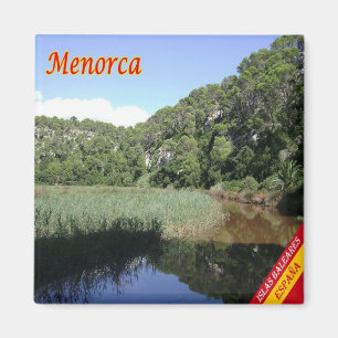 zES114 MENORCA panorama, Spain, Fridge Magnet