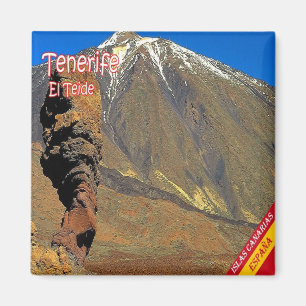 zES136 EL TEIDE Tenerife, Spain, Fridge Magnet