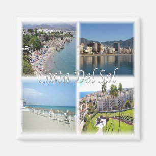 zES156 COSTA DEL SOL, Spain, Fridge Magnet