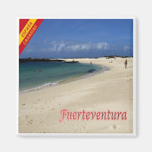 zES160 FUERTEVENTURA playa el Cotillo, Fridge Magnet