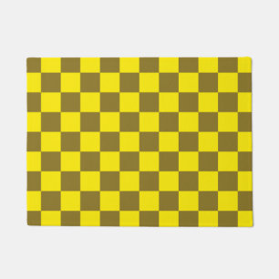 Zest and Acid Chequerboard Doormat