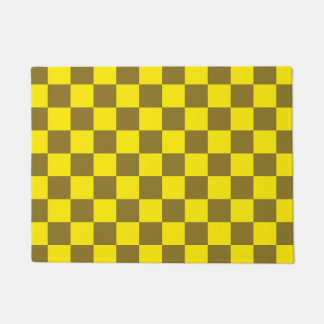 Zest and Acid Chequerboard Doormat